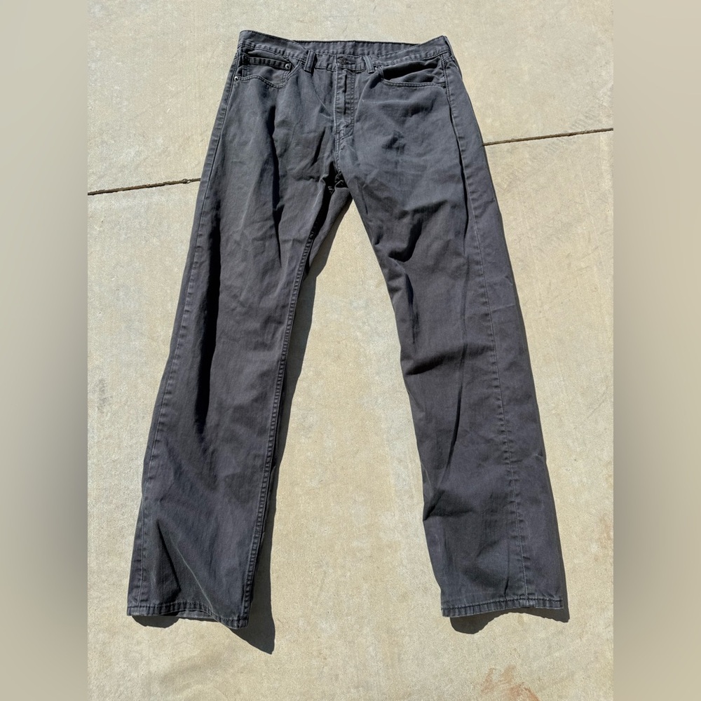 Levi’s men’s gray jeans 505 36x34